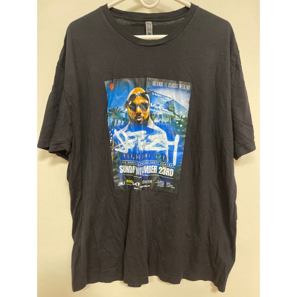 Jeezy Orlando FL Classic Weekend Concert Graphic T-Shirt Black Mens 2XL